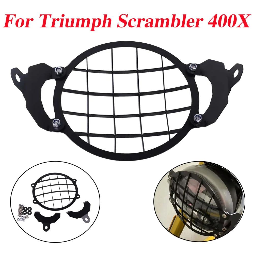 Motocycle Accessories Retro Headlight Guard Protector Head Light Grill Cover For Triumph Speed 400 Scrambler 400 X 400X 2024
Motocycle Accessories Retro Headlight Guard Protector Head Light Grill Cover For Triumph Speed 400 Scrambler 400 X 400X 2024