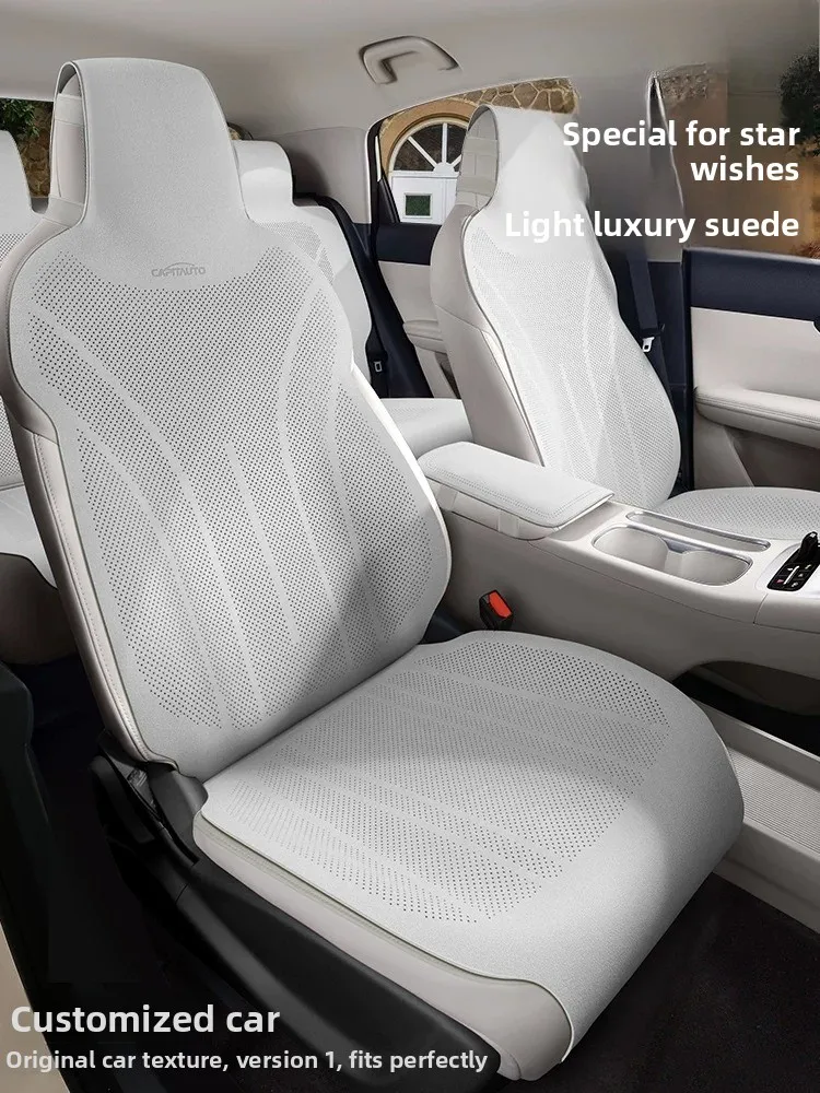 Autoking cover Xingyuan Genuine Suede Semi Enclosed Custom Car Seat Covers Thin Breathable Universal All Season Seat Cushions
Autoking cover Xingyuan Genuine Suede Semi Enclosed Custom Car Seat Covers Thin Breathable Universal All Season Seat Cushions