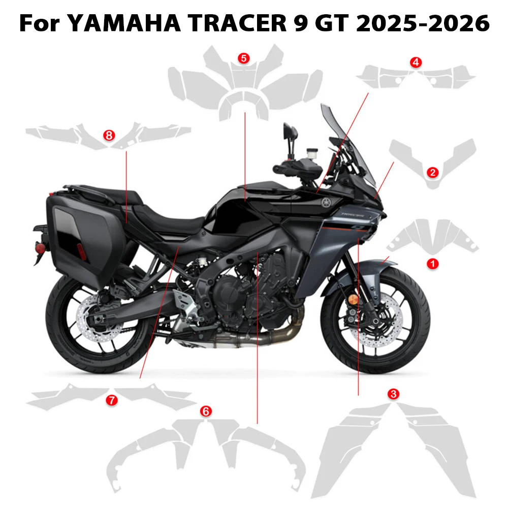 Защитная пленка из ТПУ для мотоцикла Tracer 9, невидимая защитная пленка для YAMAHA TRACER 9 GT 2026, устойчивая к царапинам защитная пленка PPF
Защитная пленка из ТПУ для мотоцикла Tracer 9, невидимая защитная пленка для YAMAHA TRACER 9 GT 2026, устойчивая к царапинам защитная пленка PPF