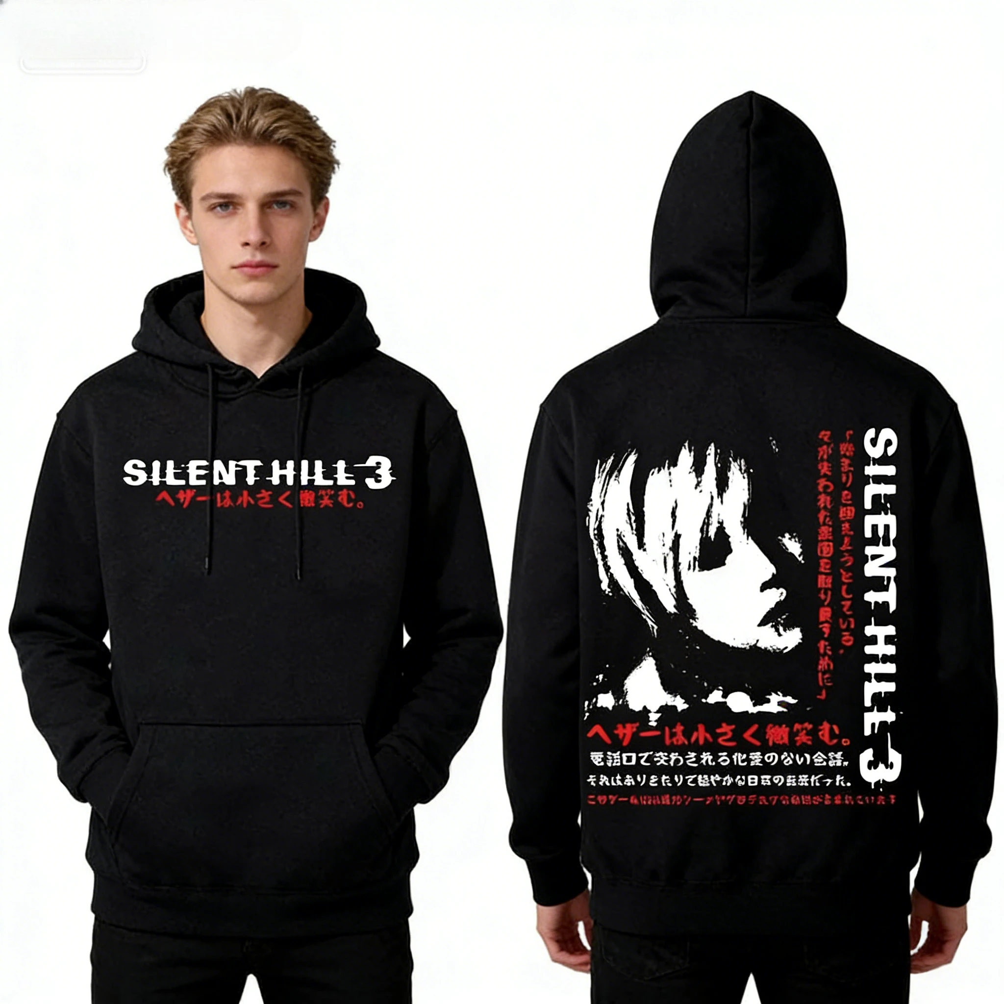Толстовка с капюшоном серии «Silent Hill 3» будет доступна в 2022 году. Это удобно и высококачественный Ins Y2k.
Толстовка с капюшоном серии «Silent Hill 3» будет доступна в 2022 году. Это удобно и высококачественный Ins Y2k.