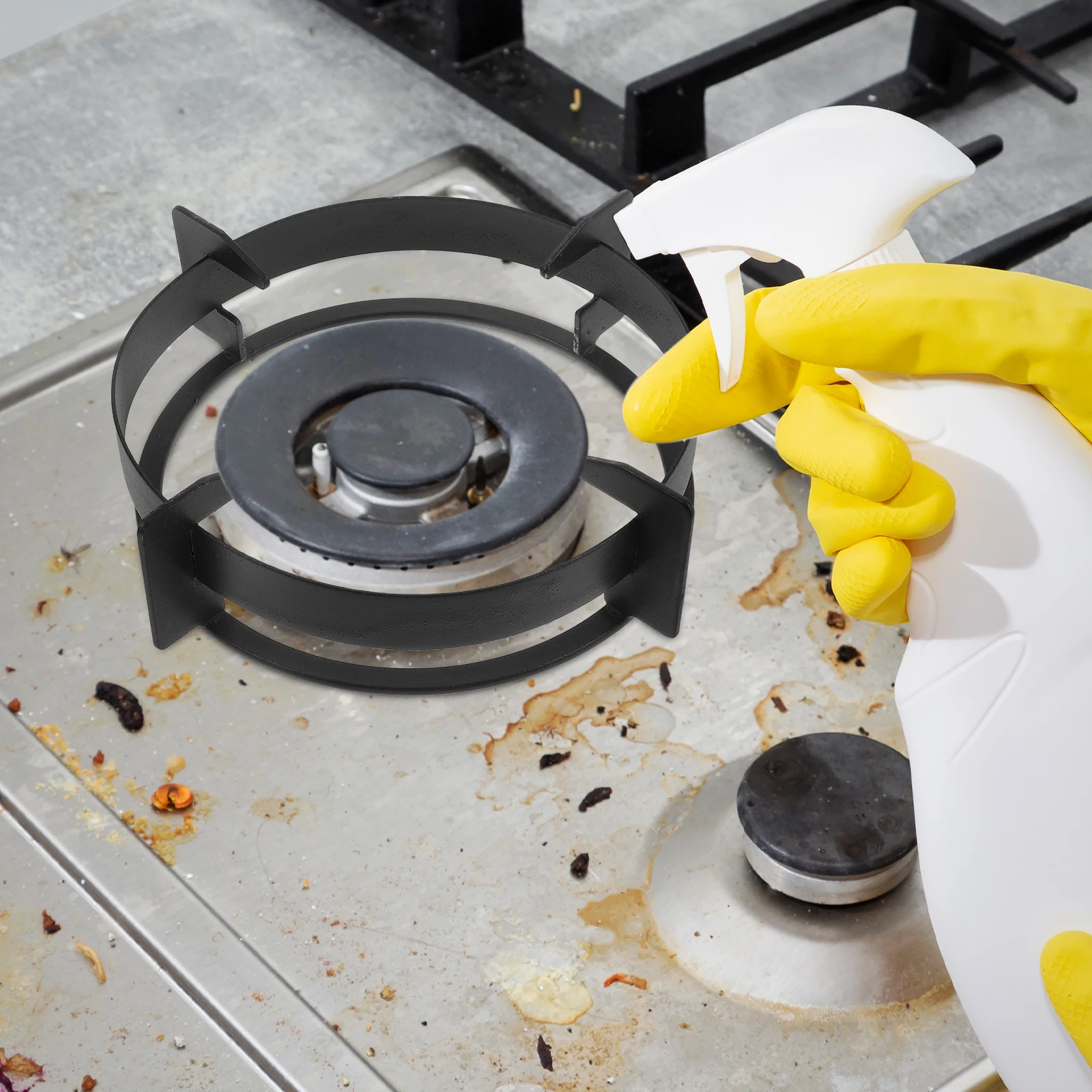 Metal Wok Stand Non-Slip Round Bottom Pan Support Rings Heavy Duty Gas Stove Accessory for Cooking Pot Holder Stove Pot Stand
Metal Wok Stand Non-Slip Round Bottom Pan Support Rings Heavy Duty Gas Stove Accessory for Cooking Pot Holder Stove Pot Stand