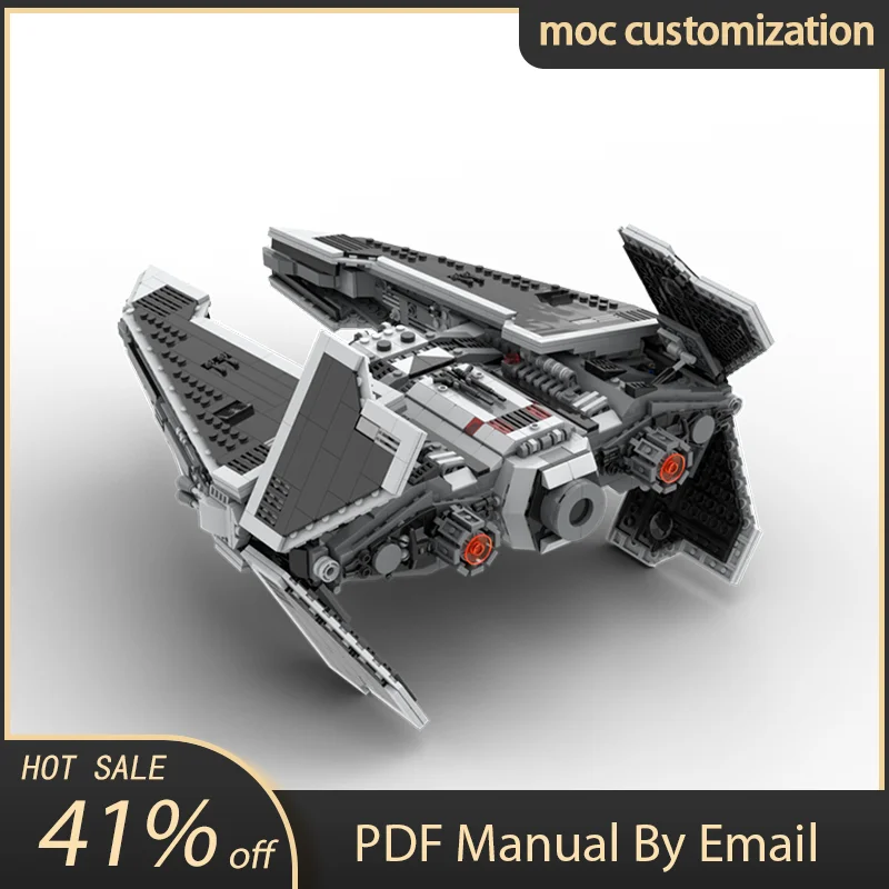 Набор строительных блоков из 1656 предметов — Interceptor Fury Class — Diorama Star Bat Sith Starfighter
Набор строительных блоков из 1656 предметов — Interceptor Fury Class — Diorama Star Bat Sith Starfighter
