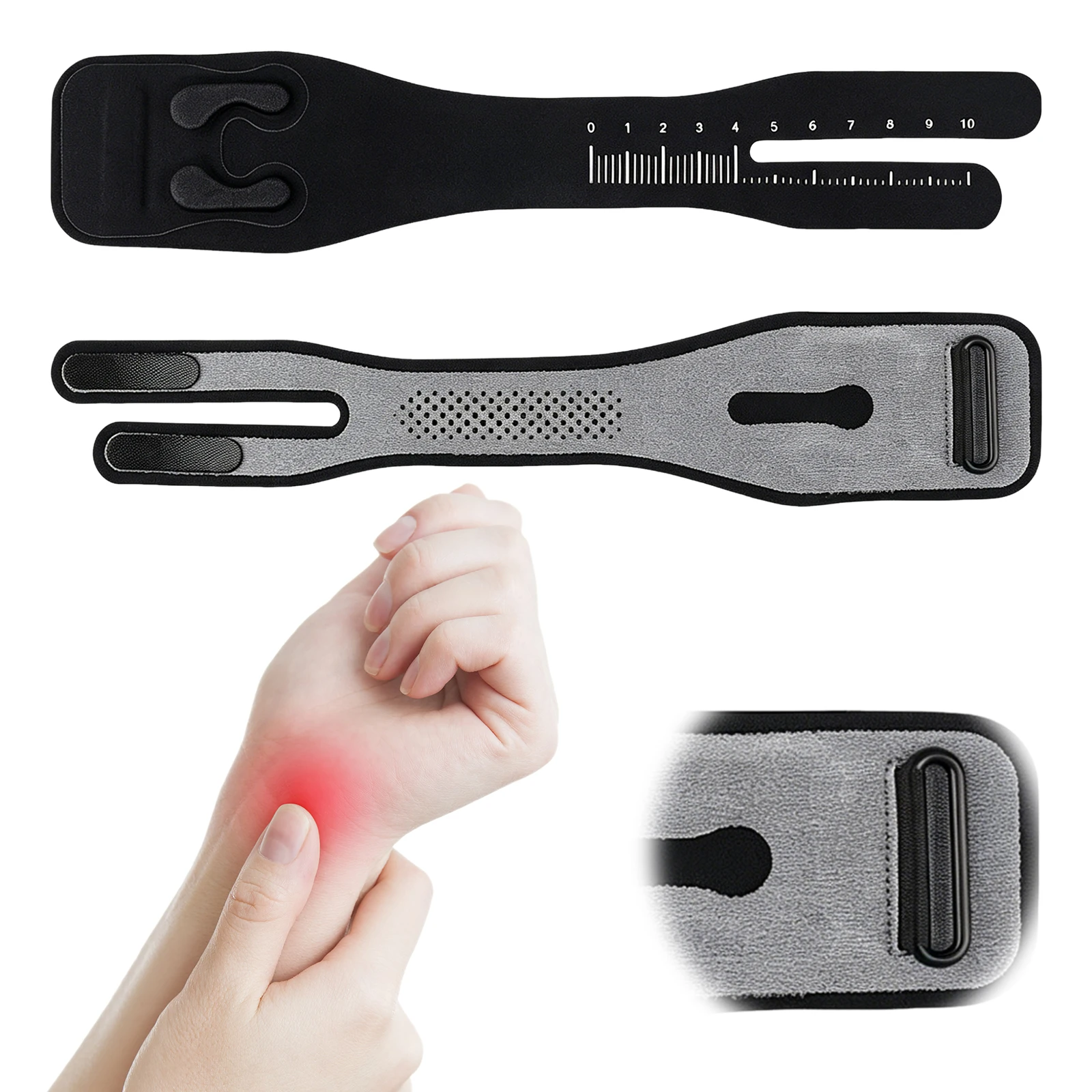 Shock-Absorbing Wrist Brace with Scale Wrist Support Padding Strap Compression Support Brace for Weightlifting Sports
Shock-Absorbing Wrist Brace with Scale Wrist Support Padding Strap Compression Support Brace for Weightlifting Sports