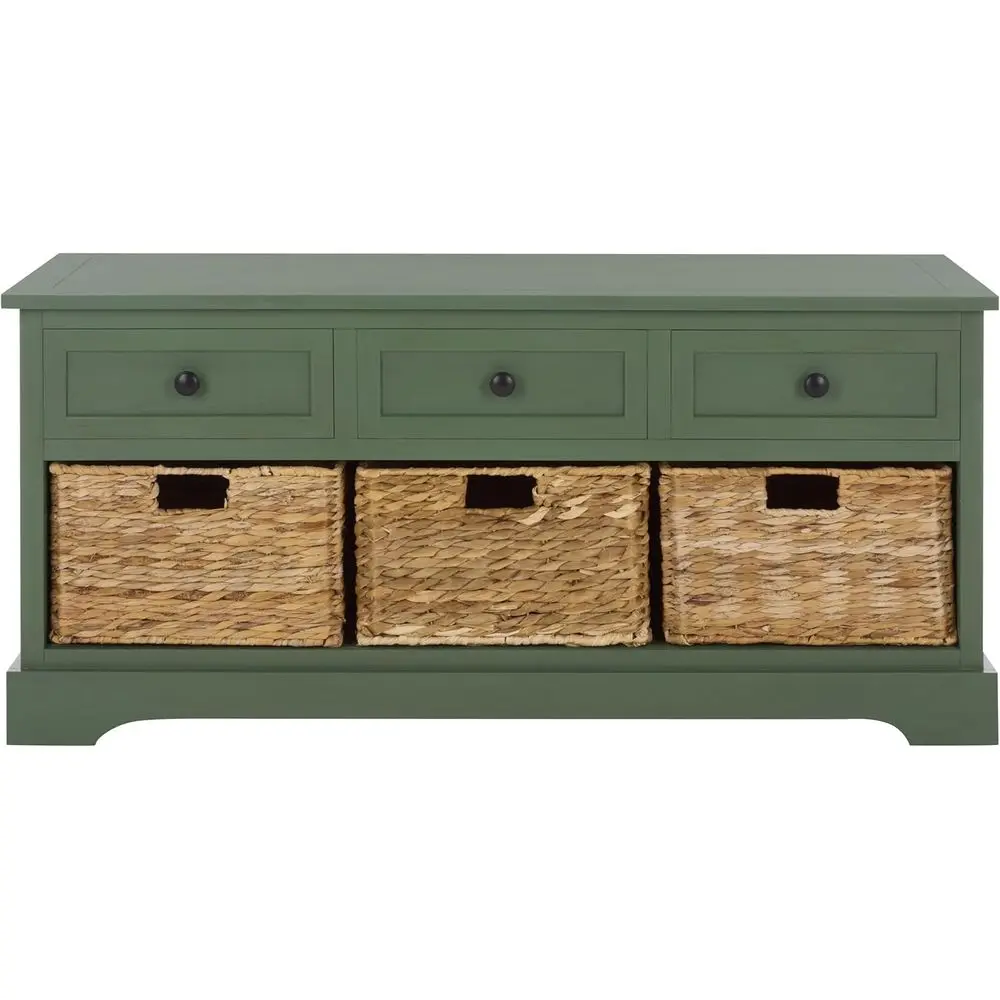 6-Drawer Storage Bench in Dusty Green, Cottage Style, Fully Assembled
6-Drawer Storage Bench in Dusty Green, Cottage Style, Fully Assembled