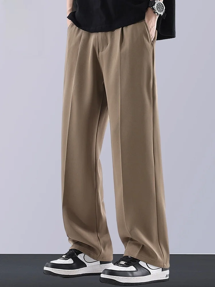 Мужские летние тонкие брюки из ледяного шелка: прохладные, повседневные, свободные, прямого кроя, немнущиеся, для молодежи
Мужские летние тонкие брюки из ледяного шелка: прохладные, повседневные, свободные, прямого кроя, немнущиеся, для молодежи