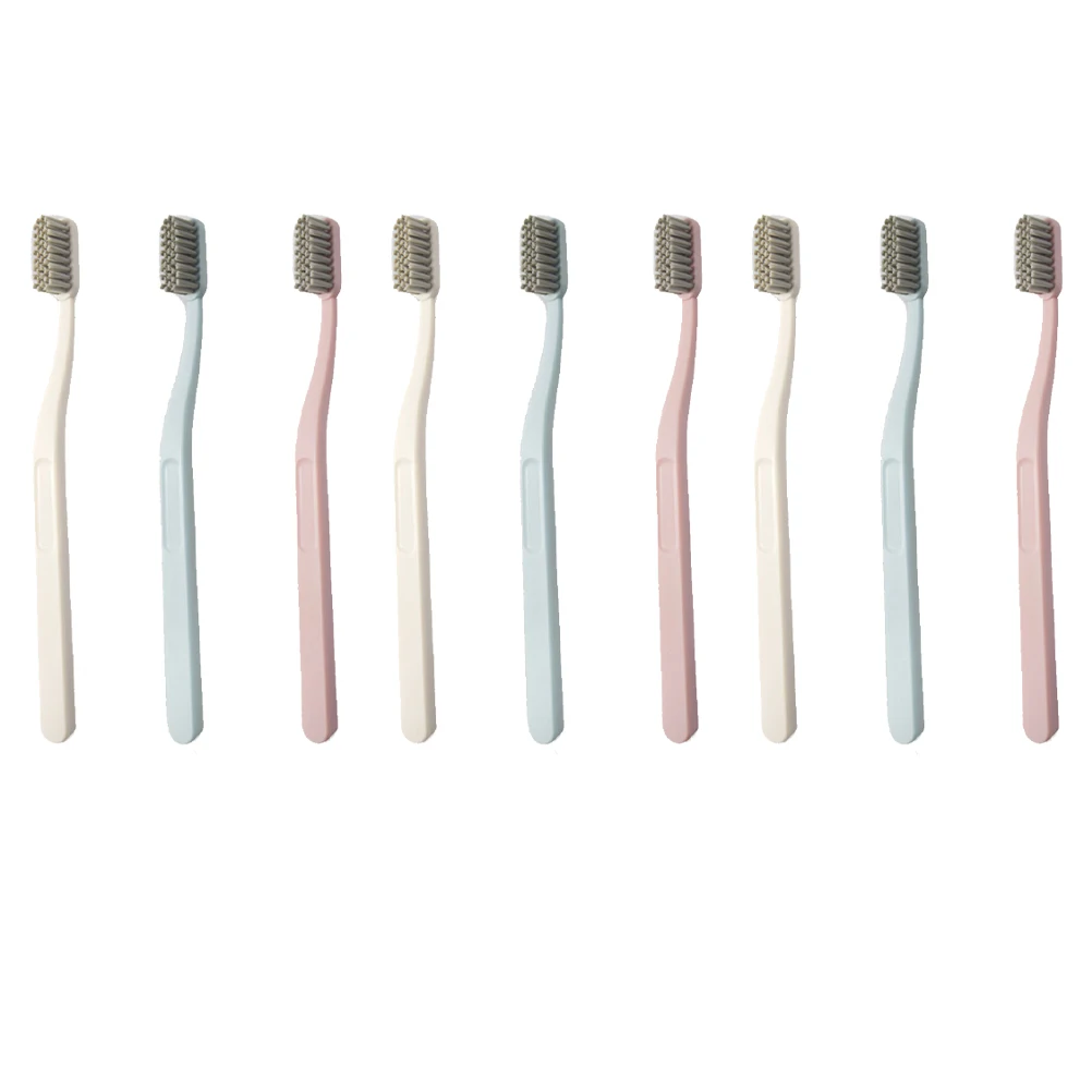9 pcs Nylon Toothbrushes Big Head Hard Bristles Travel Soft Oral Care Pink Beige Sky-blue Teeth Cleaning
9 pcs Nylon Toothbrushes Big Head Hard Bristles Travel Soft Oral Care Pink Beige Sky-blue Teeth Cleaning