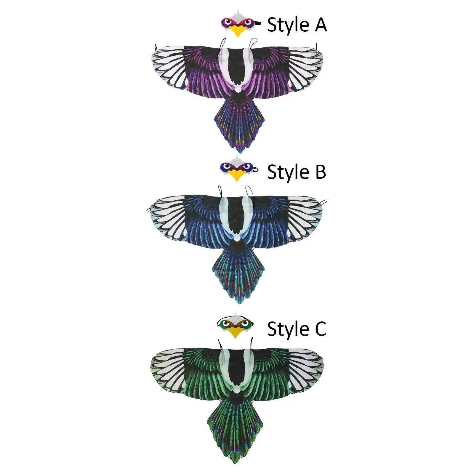 Eagle Bird Wings Costumes Gifts Parrot Dress up Costumes for Halloween Stage Performances Carnival Photo Props Theatrical Props
Eagle Bird Wings Costumes Gifts Parrot Dress up Costumes for Halloween Stage Performances Carnival Photo Props Theatrical Props