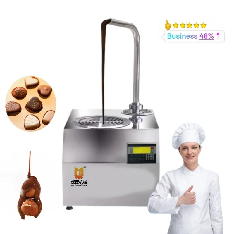 Small Automatic Chocolate Melting 5.5L Chocolate Dispenser Chocolate Spreading Tempering Machine for Sale
Small Automatic Chocolate Melting 5.5L Chocolate Dispenser Chocolate Spreading Tempering Machine for Sale