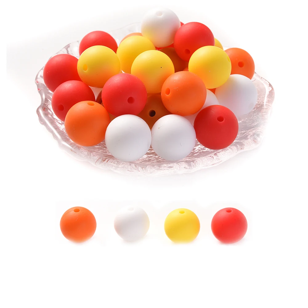 48Pcs Newborn Teethers Beads Round Silicone Beads Set Food Grade for Making Diy Teether Toy Pacifier Chain Teething Accessories
48Pcs Newborn Teethers Beads Round Silicone Beads Set Food Grade for Making Diy Teether Toy Pacifier Chain Teething Accessories