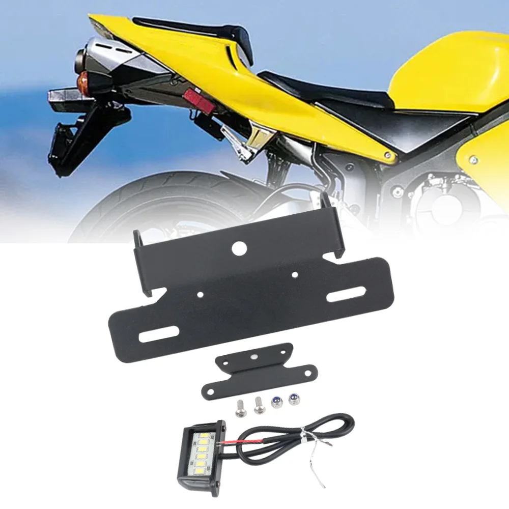 Fender Eliminator License Plate Holder With LED Light For Honda CBR600RR CBR1000RR 2003 2004 2005 2006 2007
Fender Eliminator License Plate Holder With LED Light For Honda CBR600RR CBR1000RR 2003 2004 2005 2006 2007