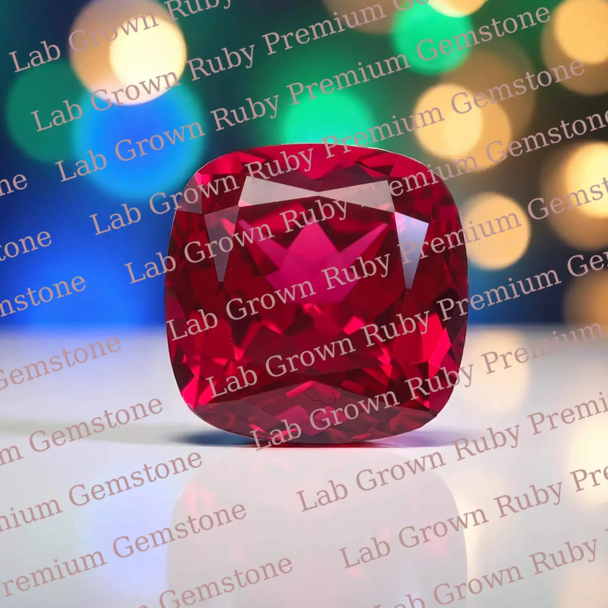 Premium Grade VVS1 Square Cushion Lab Grown Ruby Bright Luster Gemstone Selectable AGL Cert For Luxury Fashion Jewelry Inlay
Premium Grade VVS1 Square Cushion Lab Grown Ruby Bright Luster Gemstone Selectable AGL Cert For Luxury Fashion Jewelry Inlay