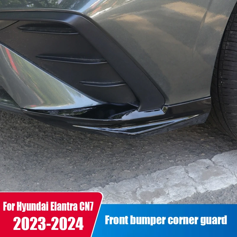 For Hyundai Elantra CN7 2023 2024 Front spoiler decorative frame exterior decoration modification part bright black
For Hyundai Elantra CN7 2023 2024 Front spoiler decorative frame exterior decoration modification part bright black