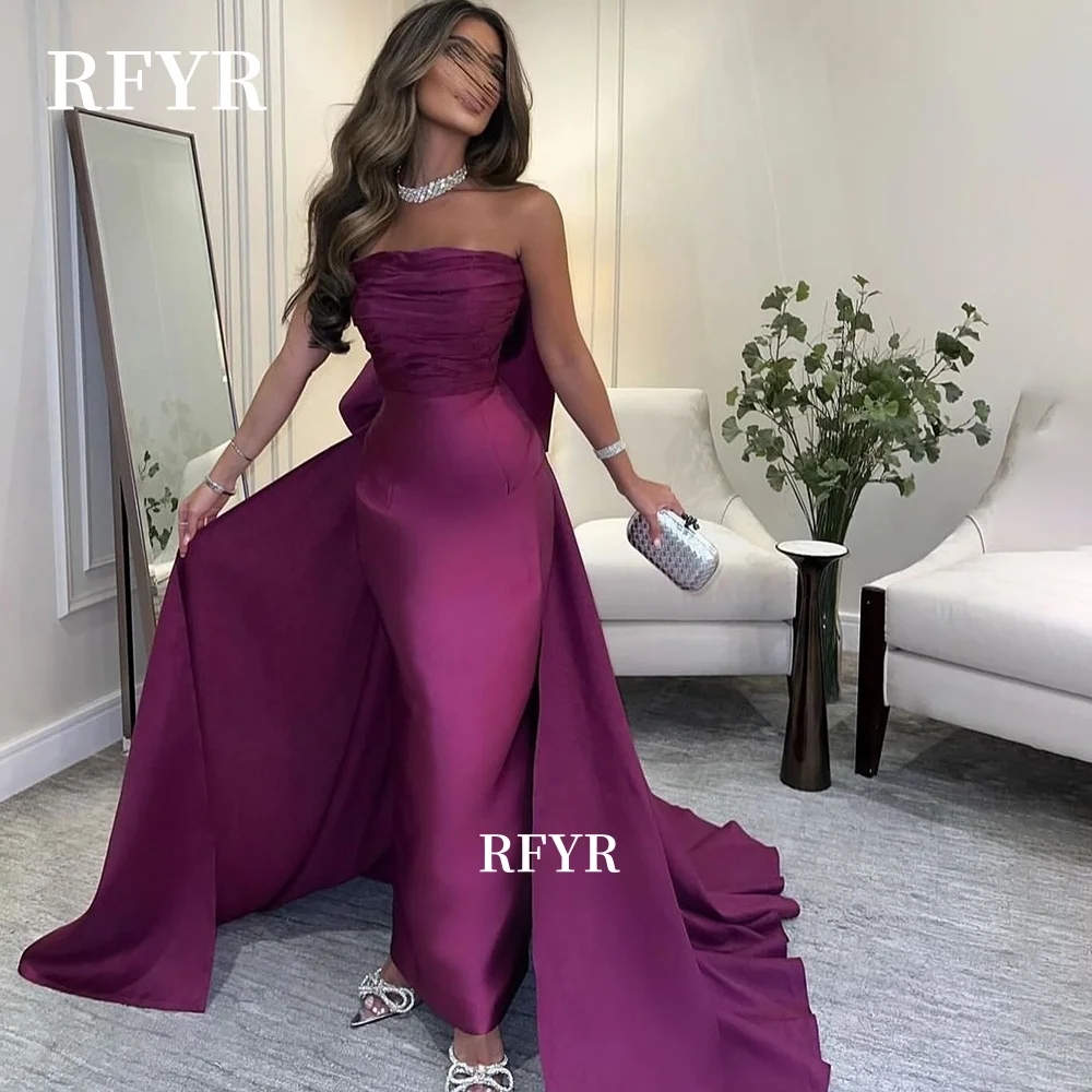 RFYR A Line Prom Dress Satin Evening Party Dress for Women with Bow Back Celebrity Dress مناسبة رسمية Customized
RFYR A Line Prom Dress Satin Evening Party Dress for Women with Bow Back Celebrity Dress مناسبة رسمية Customized