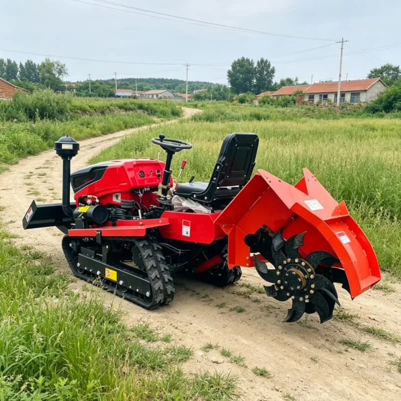 Customized Rotary Tiller Tractor Crawler Rotary Tiller, Farm Deep‑Tilling Plowing Machine, High‑Efficiency Cultivation Equipment
Customized Rotary Tiller Tractor Crawler Rotary Tiller, Farm Deep‑Tilling Plowing Machine, High‑Efficiency Cultivation Equipment