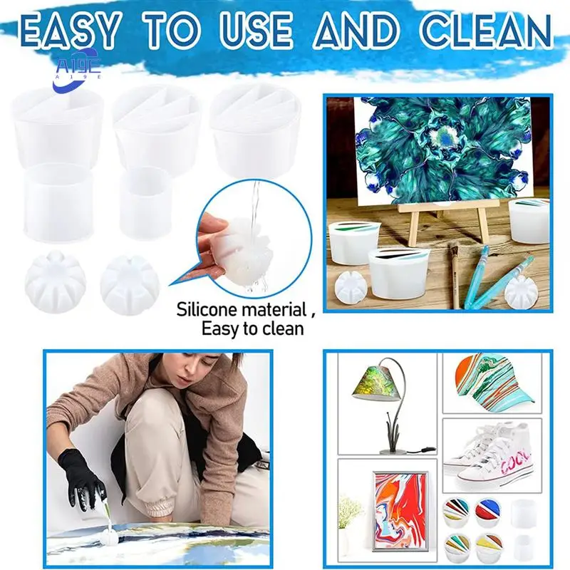 A19E-8Pc Paint Pour Cup Bundle Paint Pouring Cup Multi Channel Split Cup For Paint Pouring For DIY Making Resin Acrylic Paint
A19E-8Pc Paint Pour Cup Bundle Paint Pouring Cup Multi Channel Split Cup For Paint Pouring For DIY Making Resin Acrylic Paint