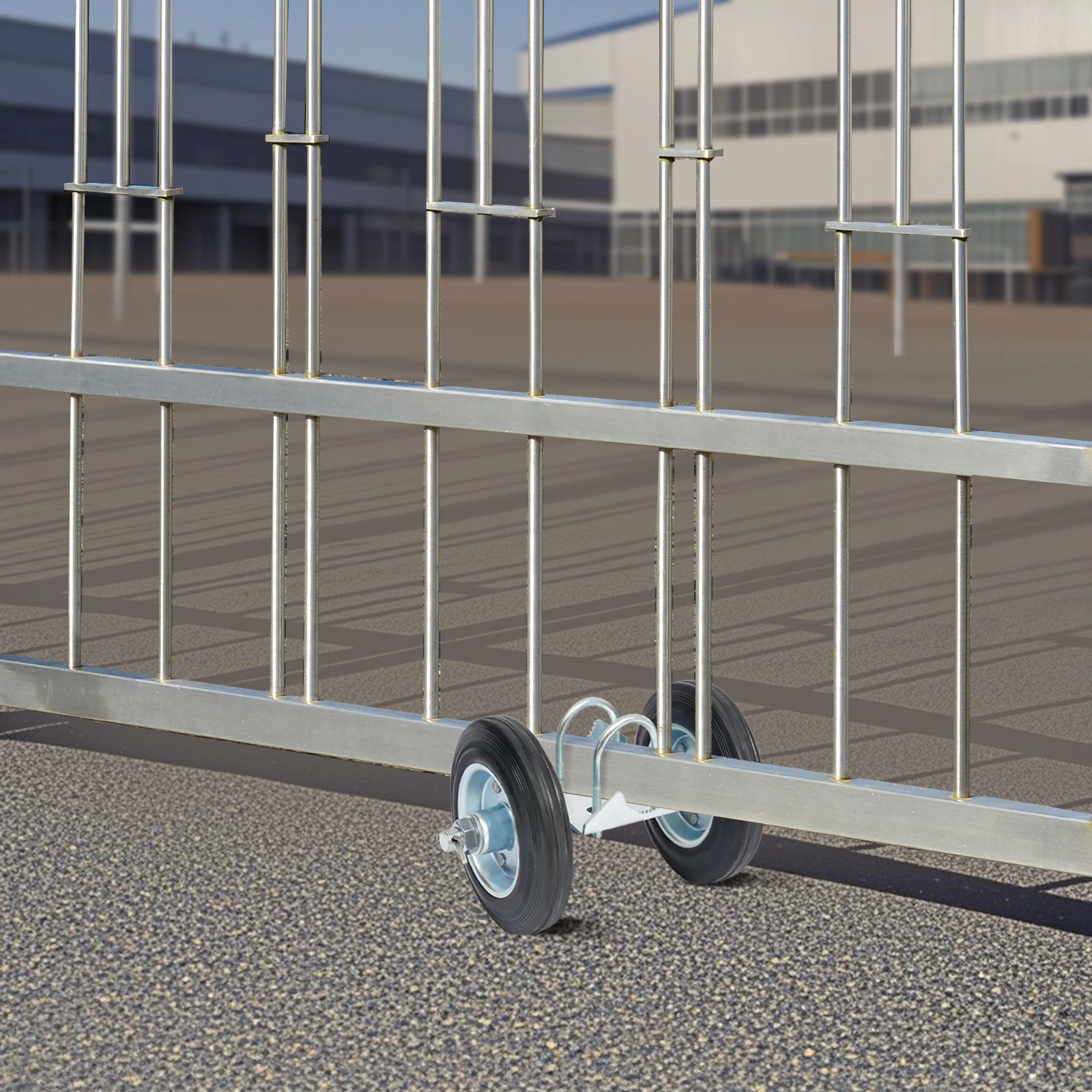 Sliding Gate Wheels Kit 600 lbs Load Capacity Rolling Gate Hardware Kit Heavy Duty with Rubber Wheels Steel Galvanized Anti Rust for Large Sliding Doors Farm Warehouse
Sliding Gate Wheels Kit 600 lbs Load Capacity Rolling Gate Hardware Kit Heavy Duty with Rubber Wheels Steel Galvanized Anti Rust for Large Sliding Doors Farm Warehouse