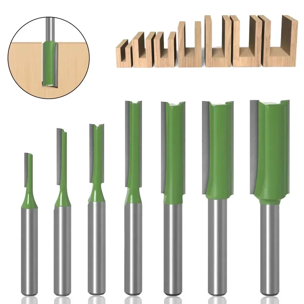 1pc 6mm Shank Router Bit Straight T Bit High-quality Milling Cutter Flush Trim With Bearing Router Bit Set For Woodworking
1pc 6mm Shank Router Bit Straight T Bit High-quality Milling Cutter Flush Trim With Bearing Router Bit Set For Woodworking