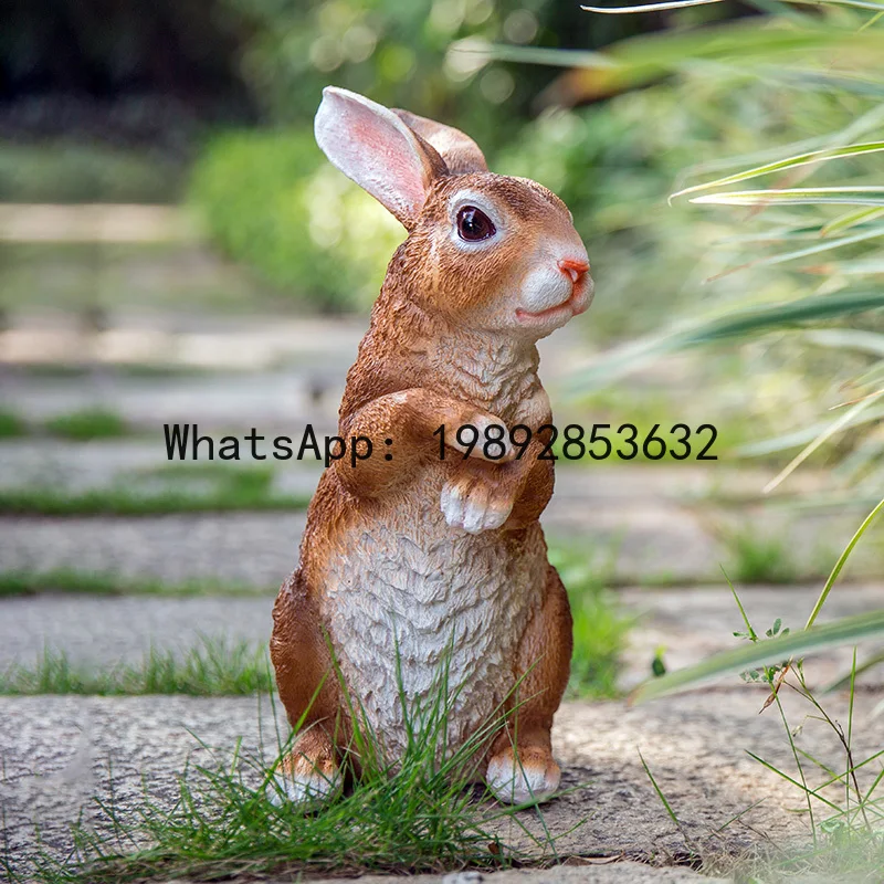 Creative Outdoor patio Resin Simulation rabbit Garden decoration crafts grass landscape sculpture Resin animal Home decoration
Creative Outdoor patio Resin Simulation rabbit Garden decoration crafts grass landscape sculpture Resin animal Home decoration