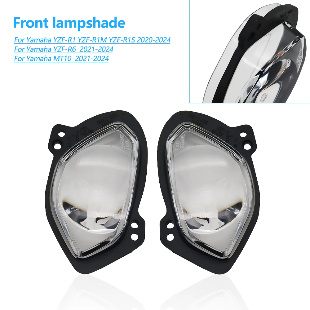 For Yamaha YZF-R1 YZF-R1M YZF-R1S MT10 YZF-R6 2021-2024 Headlight Cover Clear ABS Headlamp Lens Housing Motorcycle Accessory
For Yamaha YZF-R1 YZF-R1M YZF-R1S MT10 YZF-R6 2021-2024 Headlight Cover Clear ABS Headlamp Lens Housing Motorcycle Accessory
