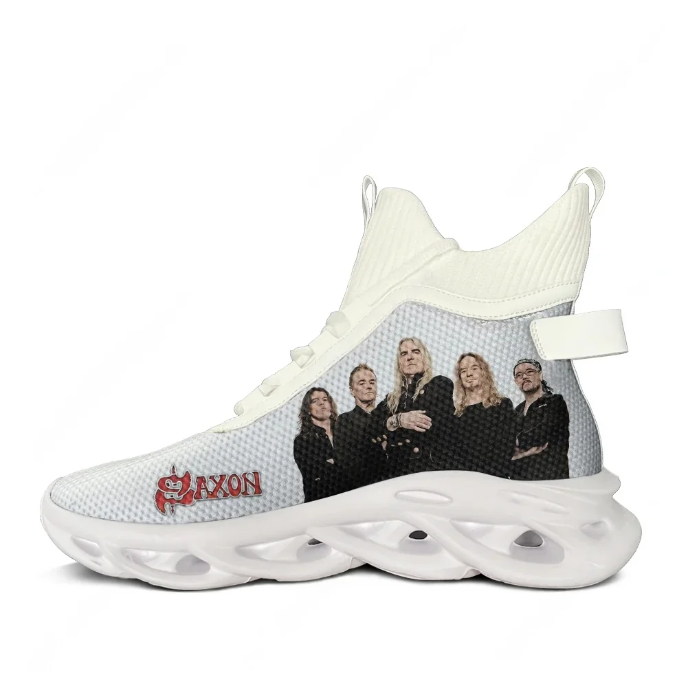 Кроссовки Saxon Band High Top Flats для мужчин, женщин и подростков, высококачественные повседневные спортивные кроссовки для пар, модная обувь на заказ
Кроссовки Saxon Band High Top Flats для мужчин, женщин и подростков, высококачественные повседневные спортивные кроссовки для пар, модная обувь на заказ