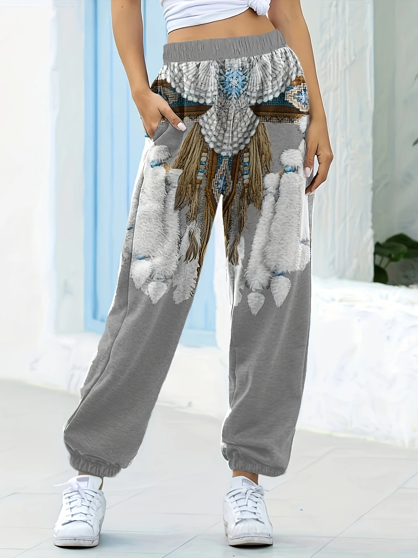 Women's Western Ethnic Style Retro Print Fashion Sweatpants
Women's Western Ethnic Style Retro Print Fashion Sweatpants
