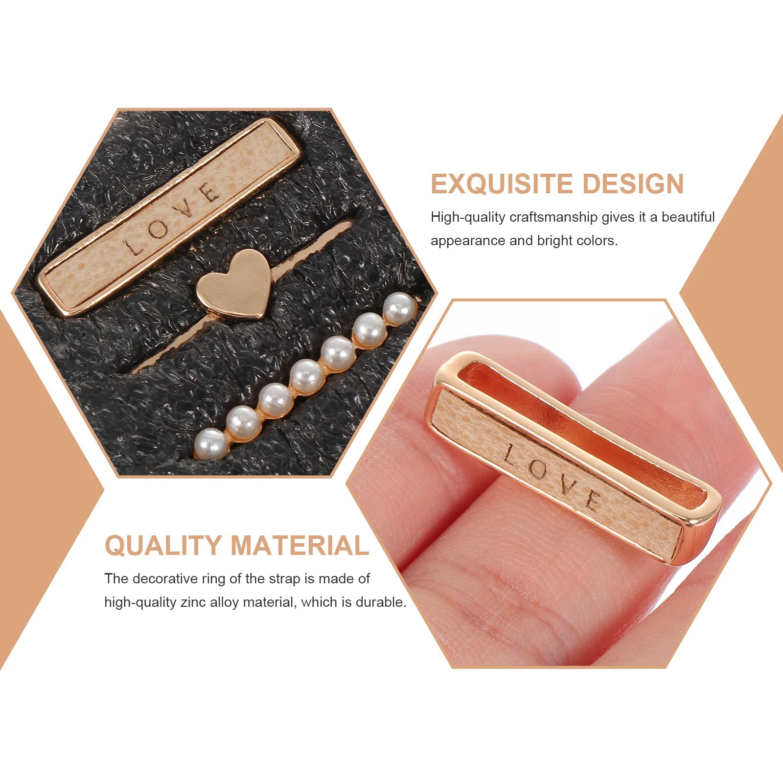 5Pcs Watch Band Decorative Ring Zinc Alloy Strap Accessories Rose Gold Matching Straps Custom Colors Bright Appearance Durable
5Pcs Watch Band Decorative Ring Zinc Alloy Strap Accessories Rose Gold Matching Straps Custom Colors Bright Appearance Durable
