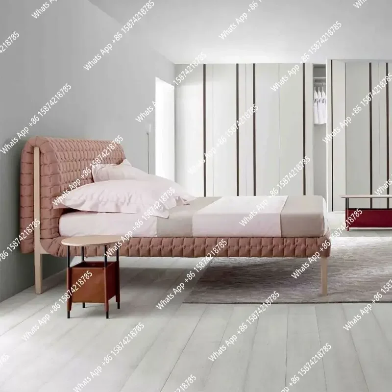 X5 Fabric Bed Italian Minimalist Modern Minimalist Master Bedroom Double Wedding Bed High-end Light Luxury Designer Furniture
X5 Fabric Bed Italian Minimalist Modern Minimalist Master Bedroom Double Wedding Bed High-end Light Luxury Designer Furniture