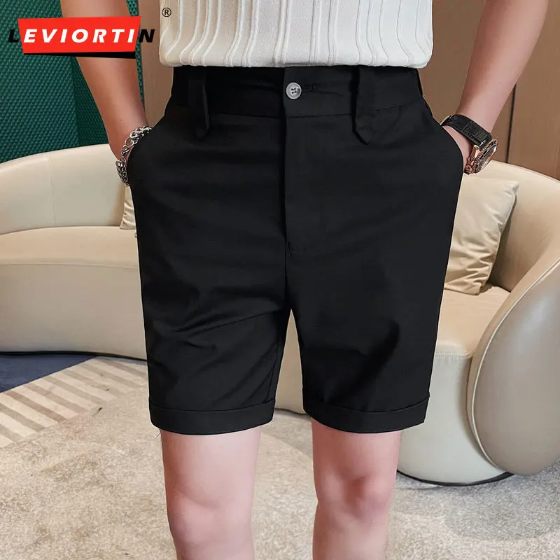 2024 Summer Thin Men's Casual Shorts Slim Fit Straight Curled Solid Color Elastic Waist Simple Knee Length Short Pants for Men
2024 Summer Thin Men's Casual Shorts Slim Fit Straight Curled Solid Color Elastic Waist Simple Knee Length Short Pants for Men