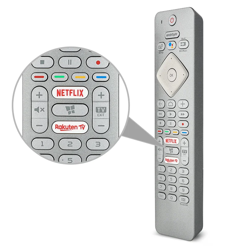 RC4154403/01 Voice Remote Control For Philips 4K UHD LED Android TV 43PUS7304 43PUS7354 50PUS7304 50PUS7354 55PUS7304 55PUS7354
RC4154403/01 Voice Remote Control For Philips 4K UHD LED Android TV 43PUS7304 43PUS7354 50PUS7304 50PUS7354 55PUS7304 55PUS7354