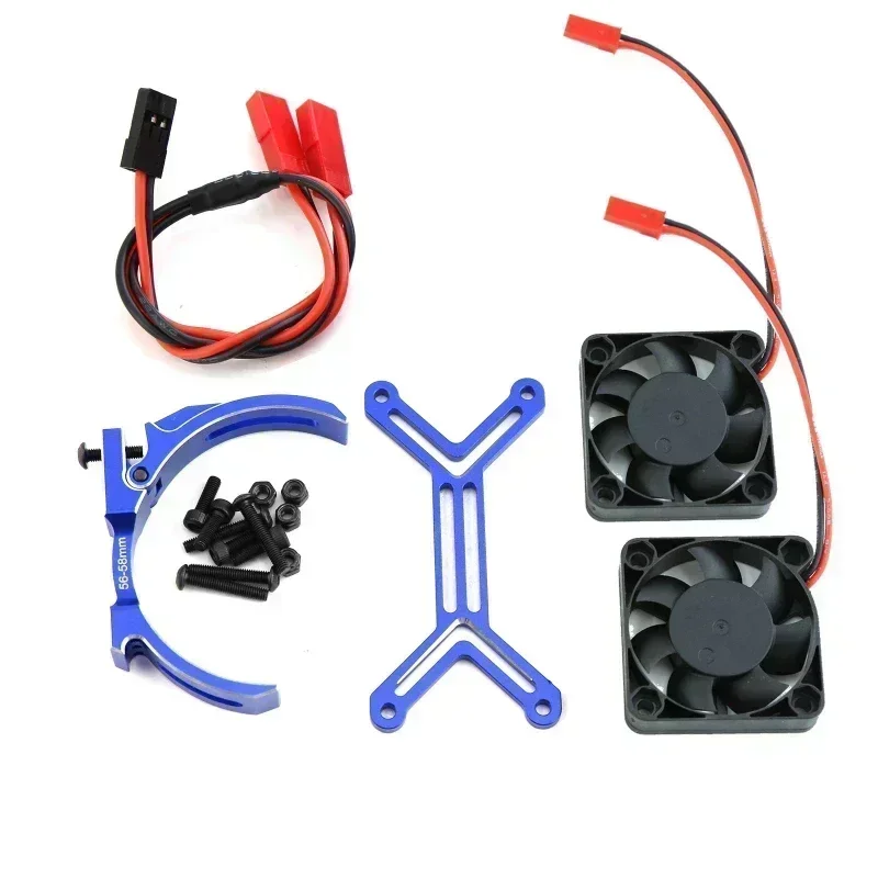 5687 56113 Motor Heat Sink Dual Cooling Fan Heatsink 56-58Mm for 1/5 TRXS XMAXX XRT Arrma Kraton Upgrade Parts
5687 56113 Motor Heat Sink Dual Cooling Fan Heatsink 56-58Mm for 1/5 TRXS XMAXX XRT Arrma Kraton Upgrade Parts