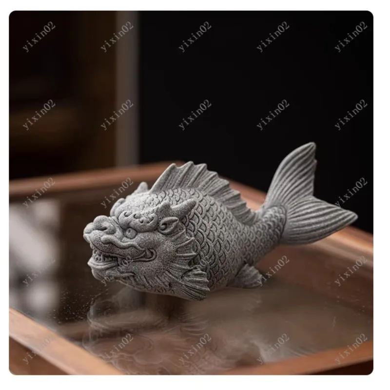 Guochao Дракон Рыба Чай Домашнее животное Креативное украшение Чайная игра Домашний аквариум Пейзаж Гостиная Настольный орнамент
Guochao Дракон Рыба Чай Домашнее животное Креативное украшение Чайная игра Домашний аквариум Пейзаж Гостиная Настольный орнамент