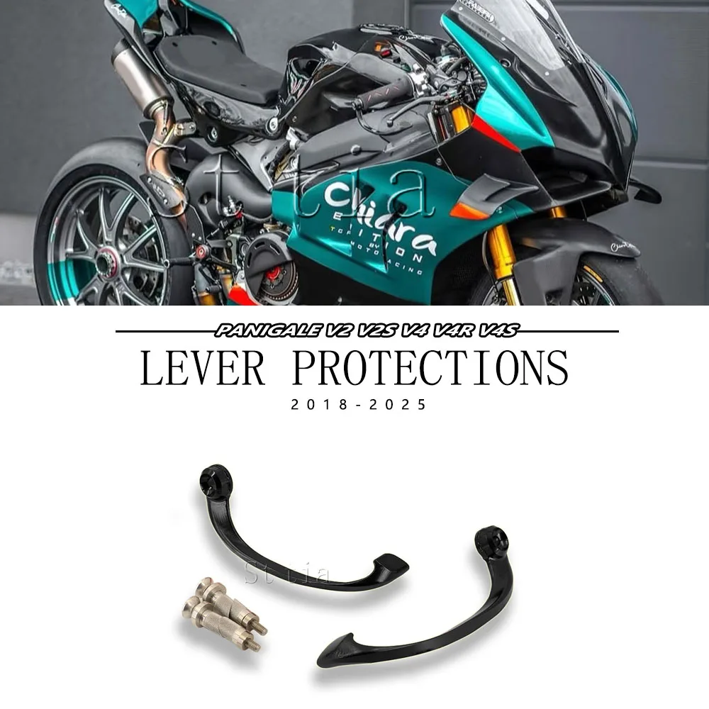 New Motorcycle Brake Handle Protects For PANIGALE V4 V2 Panigale V2S V4S V4SP 2018-2025 CNC Hand Brake Clutch Levers Guard
New Motorcycle Brake Handle Protects For PANIGALE V4 V2 Panigale V2S V4S V4SP 2018-2025 CNC Hand Brake Clutch Levers Guard