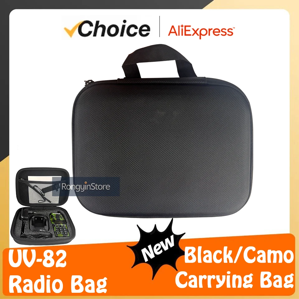 Baofeng UV-82 Walkie Talkie Carring Handbag Storage Box BAOFENG UV-8D Two Way Radios Launch Hunting Shockproof Radio Carry Pouch
Baofeng UV-82 Walkie Talkie Carring Handbag Storage Box BAOFENG UV-8D Two Way Radios Launch Hunting Shockproof Radio Carry Pouch