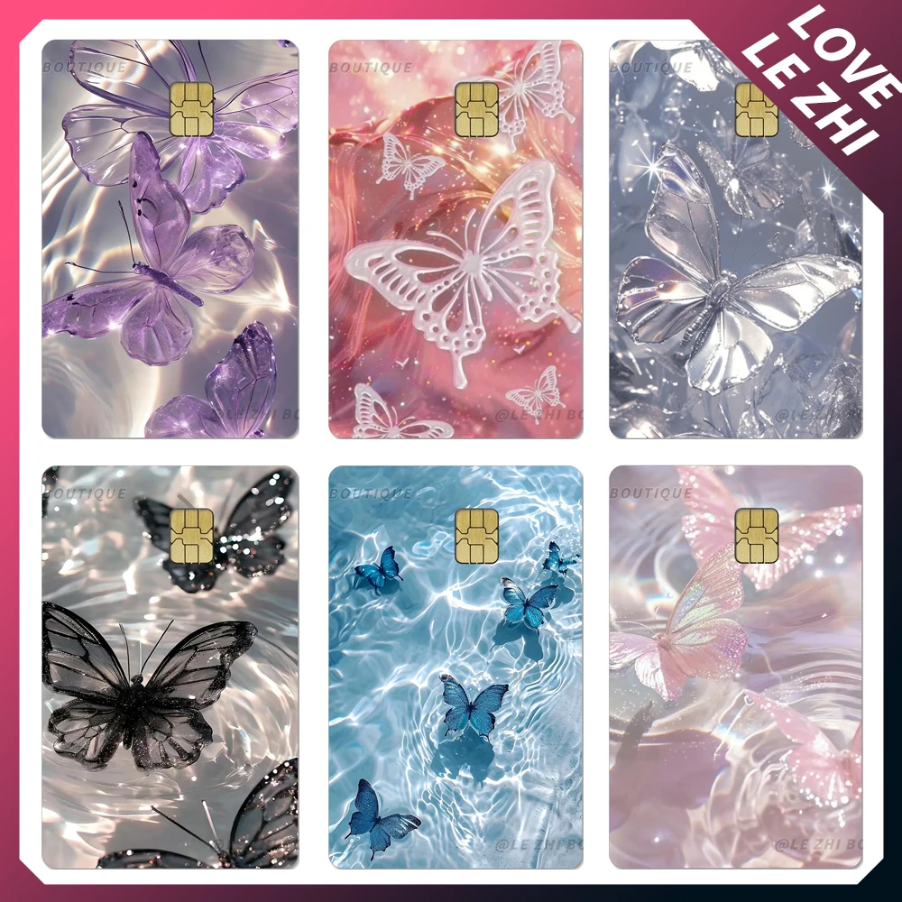 1Pcs Beautiful Romantic Butterfly Credit Card Skin Sticker Kawaii Colorful Bank Card Bus Metro Access Card Sticker Birthday Gift
1Pcs Beautiful Romantic Butterfly Credit Card Skin Sticker Kawaii Colorful Bank Card Bus Metro Access Card Sticker Birthday Gift