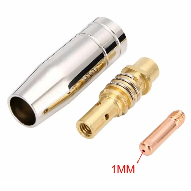 3pcs Gas Nozzle Welding Accessories CO2 MIG Air Cooled 15AK 1.0mm Contact Tip MIG MAG Welding Torch Part Tool
3pcs Gas Nozzle Welding Accessories CO2 MIG Air Cooled 15AK 1.0mm Contact Tip MIG MAG Welding Torch Part Tool