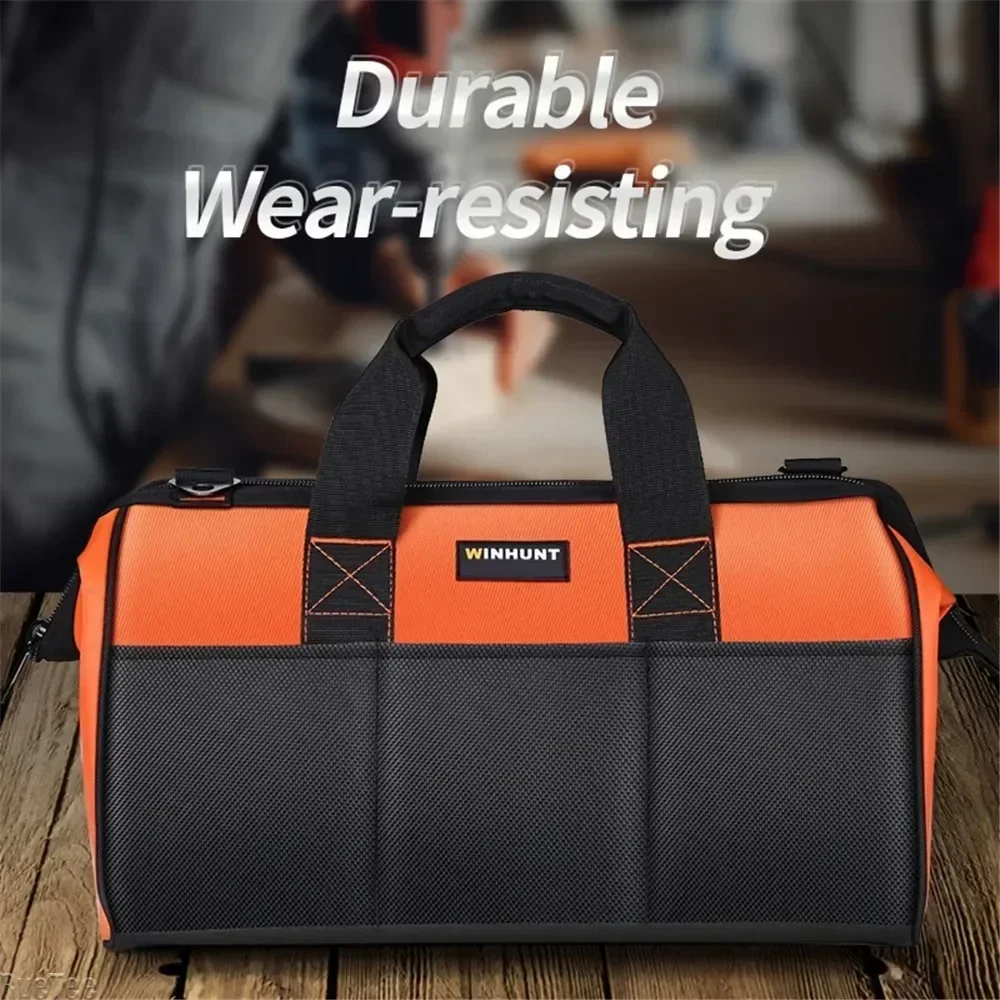 Hand Tool Storage Organizer Work Bag Tool Pouch Tool Bag 1680D Oxford cloth Wear-Resistant Canvas Electrician for Woodworking
Hand Tool Storage Organizer Work Bag Tool Pouch Tool Bag 1680D Oxford cloth Wear-Resistant Canvas Electrician for Woodworking