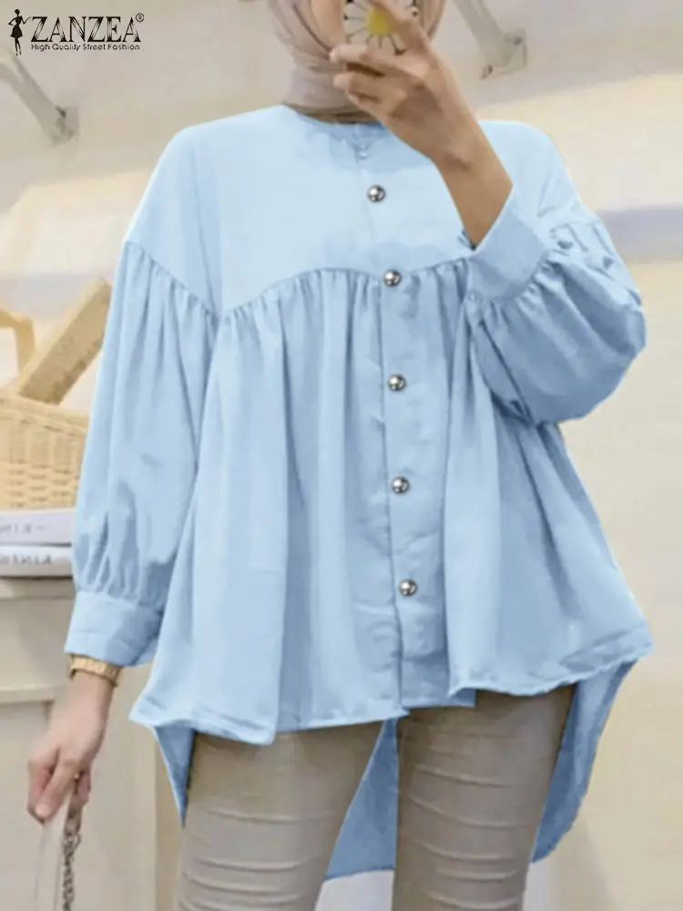 ZANZEA Fashion Muslim Blouse Vintage Dubai Turkey Abaya Hijab Tops Loose Blusas Chemise Women Long Sleeve Buttons Down Shirt
ZANZEA Fashion Muslim Blouse Vintage Dubai Turkey Abaya Hijab Tops Loose Blusas Chemise Women Long Sleeve Buttons Down Shirt