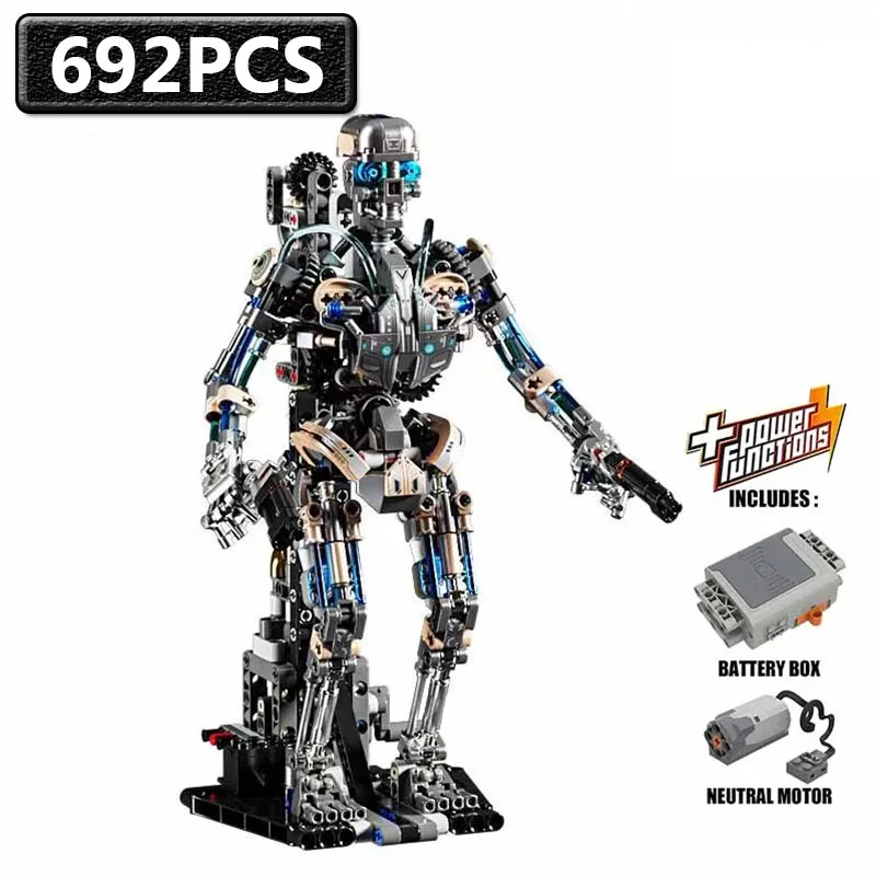 692PCS Electric Robot Building Blocks Mechanical Model Educational DIY Desktop Decoration Toy Holiday Gift for Kids Adults
692PCS Electric Robot Building Blocks Mechanical Model Educational DIY Desktop Decoration Toy Holiday Gift for Kids Adults