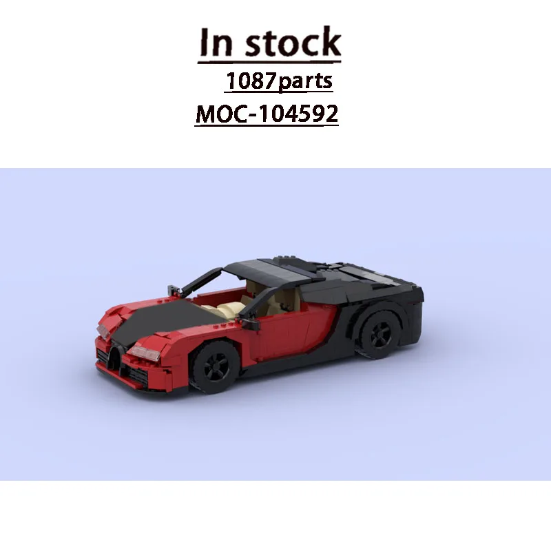 MOC-104592 City New Iconic Sports Supercar Building Block Model 1087 Parts MOC Boys Children Birthday Christmas Toy Gift
MOC-104592 City New Iconic Sports Supercar Building Block Model 1087 Parts MOC Boys Children Birthday Christmas Toy Gift