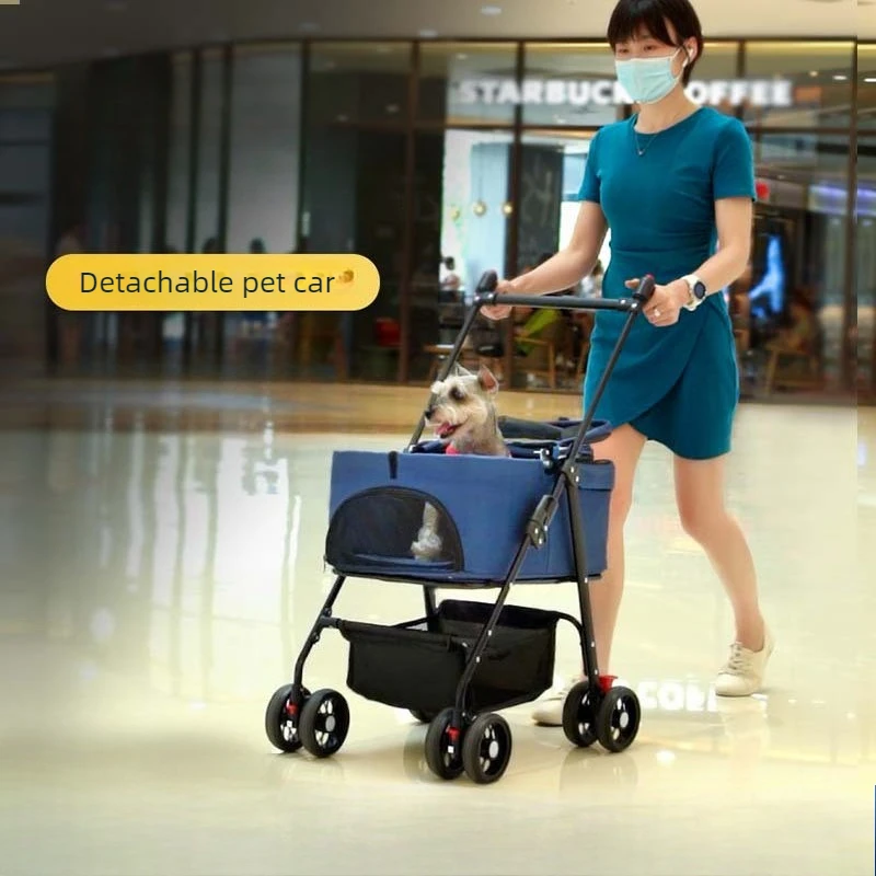 Foldable Pet Stroller for Small Dogs Cats, Lightweight Pushchair with One-Hand Fold, Breathable Mesh Carrier for Outdoor Walks
Foldable Pet Stroller for Small Dogs Cats, Lightweight Pushchair with One-Hand Fold, Breathable Mesh Carrier for Outdoor Walks