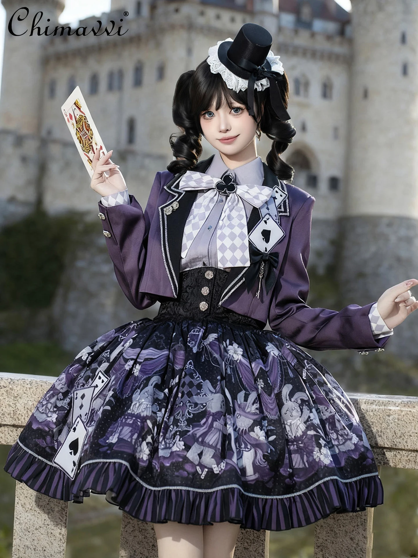 Оригинальный наряд Лолиты, весна-осень, новый студенческий стиль, женское короткое пальто с длинными рукавами, милая пышная юбка, милый крутой комплект из 3 предметов для девочек
Оригинальный наряд Лолиты, весна-осень, новый студенческий стиль, женское короткое пальто с длинными рукавами, милая пышная юбка, милый крутой комплект из 3 предметов для девочек