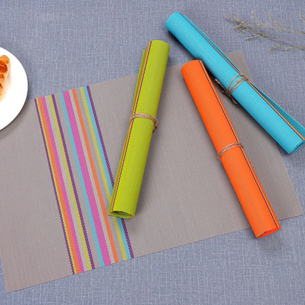6pcs Pvc Placemats Anti Skid Heat Insulation Table Mats For Home Kitchen Dining Washable Stain Resistant Decorative Home
6pcs Pvc Placemats Anti Skid Heat Insulation Table Mats For Home Kitchen Dining Washable Stain Resistant Decorative Home
