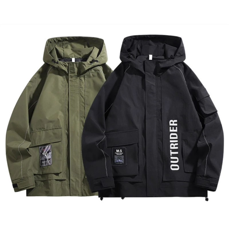 Big Size Jackets for Men Spring New Outdoor Fashion Hooded Jacket Loose Hoodie Coats 2024
Big Size Jackets for Men Spring New Outdoor Fashion Hooded Jacket Loose Hoodie Coats 2024
