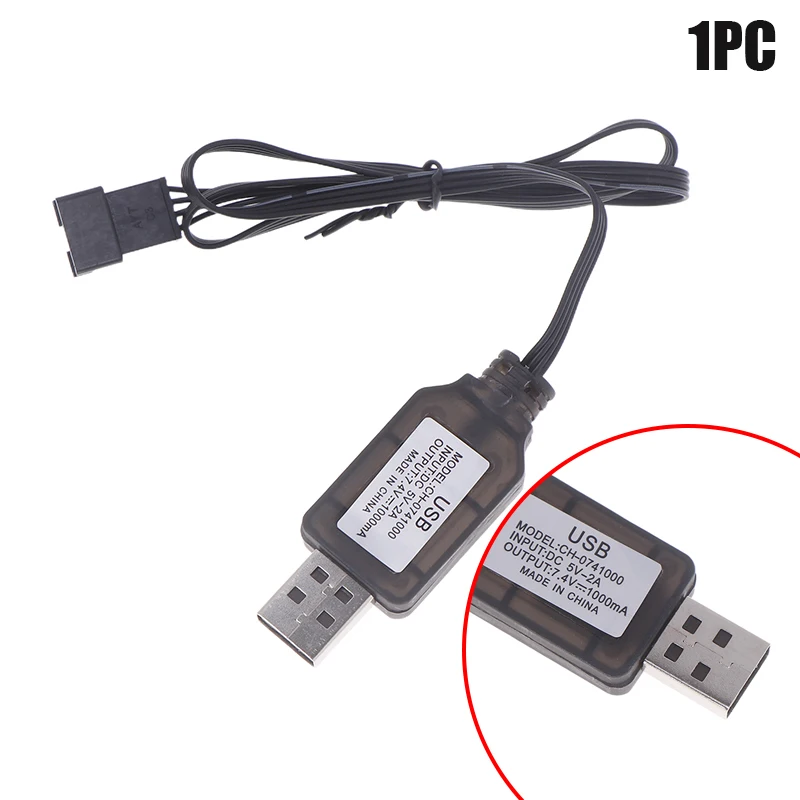 1PC 7.4V SM-4P Plug USB Charger For DE36W DE65 HM202 EC08 EC16 RC Car M416 Electric Gel Ball Blaster Battery Charger
1PC 7.4V SM-4P Plug USB Charger For DE36W DE65 HM202 EC08 EC16 RC Car M416 Electric Gel Ball Blaster Battery Charger