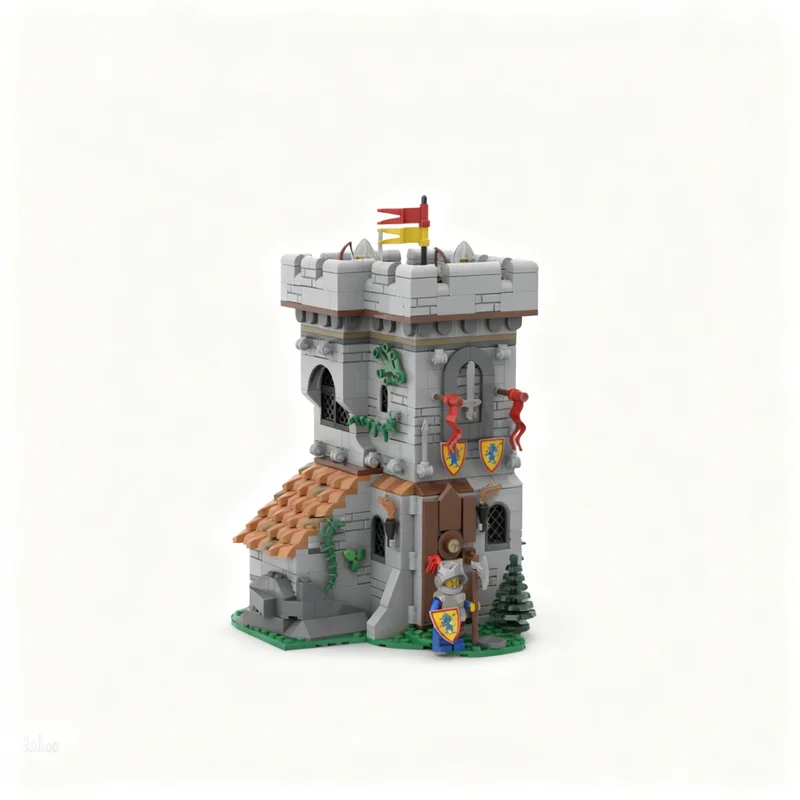 NEW 727PCS MOC Medieval Castle Lion Knights Outpost Model Premium Display Assembly Building Blocks DIY Creative Gift Building
NEW 727PCS MOC Medieval Castle Lion Knights Outpost Model Premium Display Assembly Building Blocks DIY Creative Gift Building