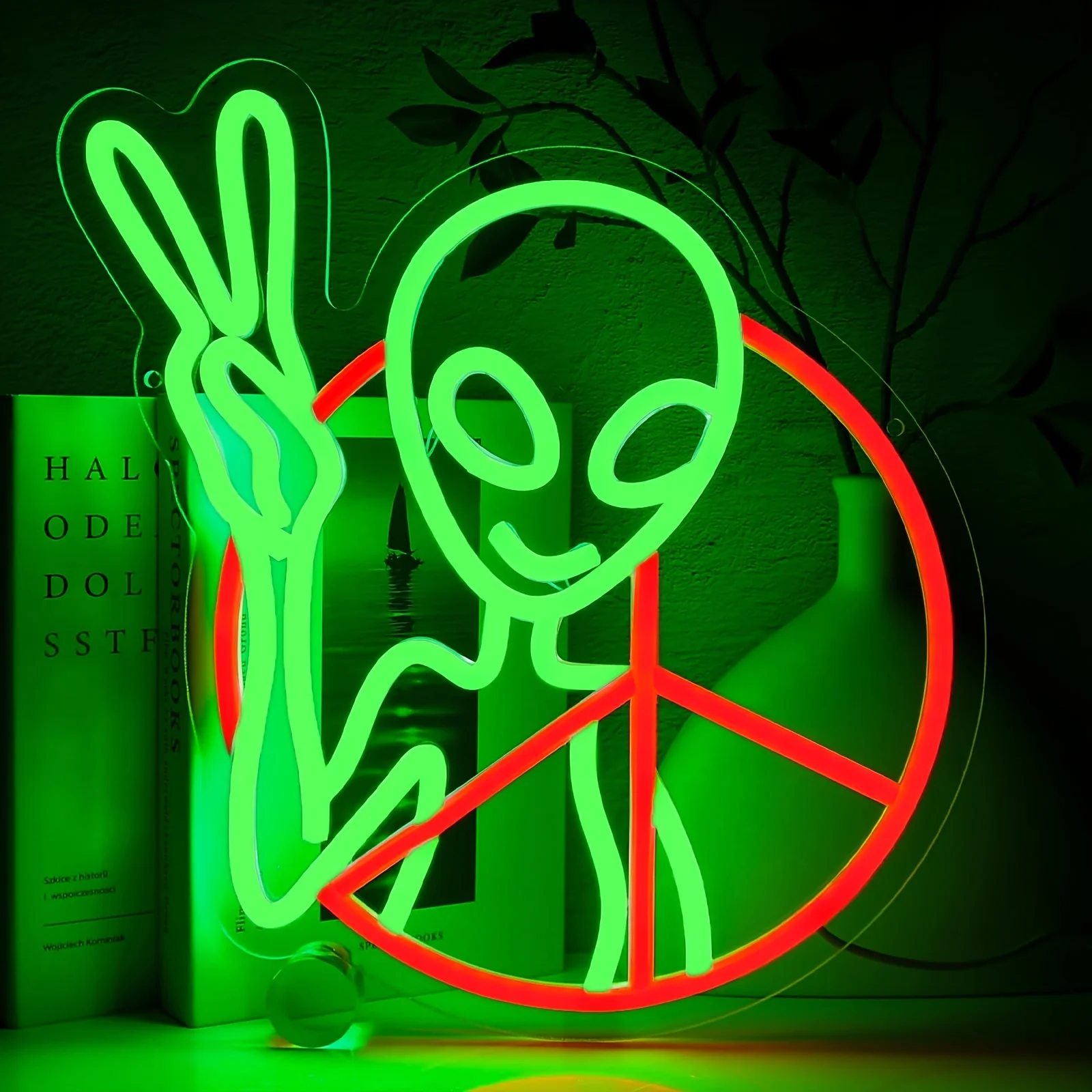 Green Alien Neon Signs USB Dimmable LED Neon Lights for Shop Bar Pub Bedroom Man Cave Game Room Hip Hop Party Wall Decor Gifts
Green Alien Neon Signs USB Dimmable LED Neon Lights for Shop Bar Pub Bedroom Man Cave Game Room Hip Hop Party Wall Decor Gifts