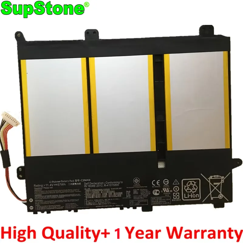 SupStone C31N1431 Laptop Battery For Asus EeeBook E403N E403SA-WX0002H FA087T VivoBook L403NA L403SA R416NA R416SA X400N 0B200-0
SupStone C31N1431 Laptop Battery For Asus EeeBook E403N E403SA-WX0002H FA087T VivoBook L403NA L403SA R416NA R416SA X400N 0B200-0