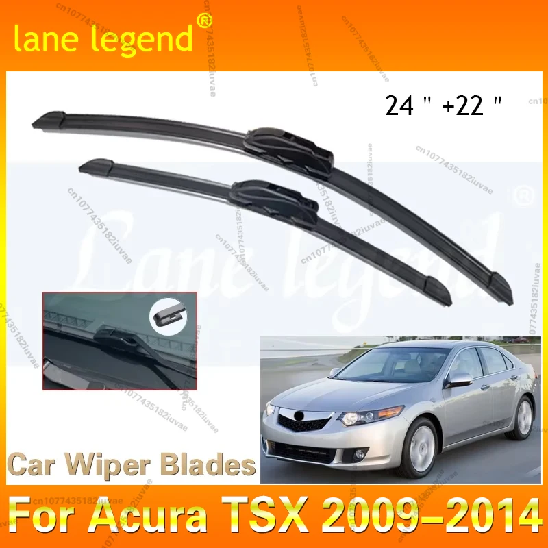 Car Wiper For Acura TSX 2009-2014 Front Wiper Blades Soft Rubber Windscreen Wipers Auto Windshield 24" 22" 600mm 550mm
Car Wiper For Acura TSX 2009-2014 Front Wiper Blades Soft Rubber Windscreen Wipers Auto Windshield 24" 22" 600mm 550mm