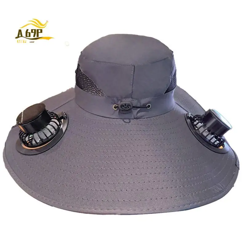 A69P-For Outdoor Camping Fishing Hiking Sunscreen Fisherman Hat Solar Fan Cap Portable Solar Charging Cap With Two Fan
A69P-For Outdoor Camping Fishing Hiking Sunscreen Fisherman Hat Solar Fan Cap Portable Solar Charging Cap With Two Fan