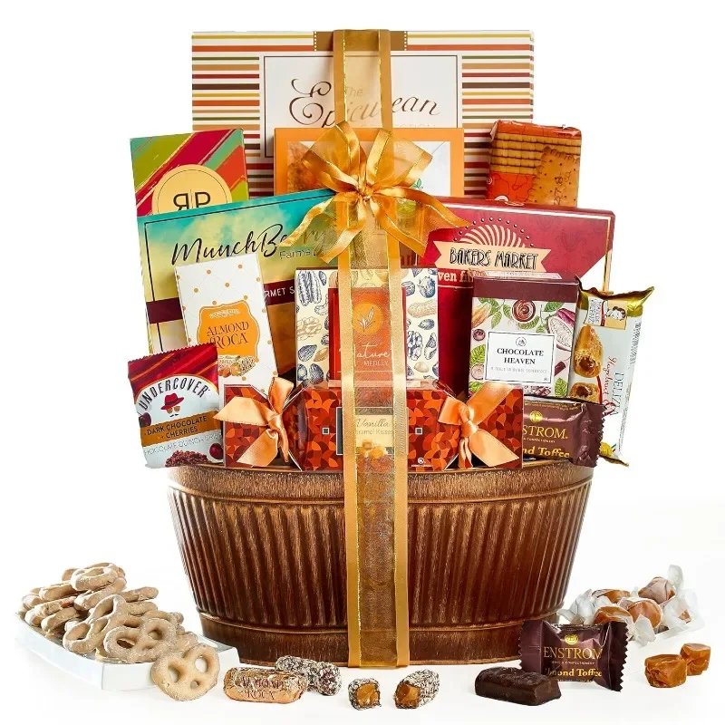 Chocolate Gift Basket Gifts for Women, Men, Families, College, Appreciation, Thank You Present, Birthday, Corporate, Get Well
Chocolate Gift Basket Gifts for Women, Men, Families, College, Appreciation, Thank You Present, Birthday, Corporate, Get Well